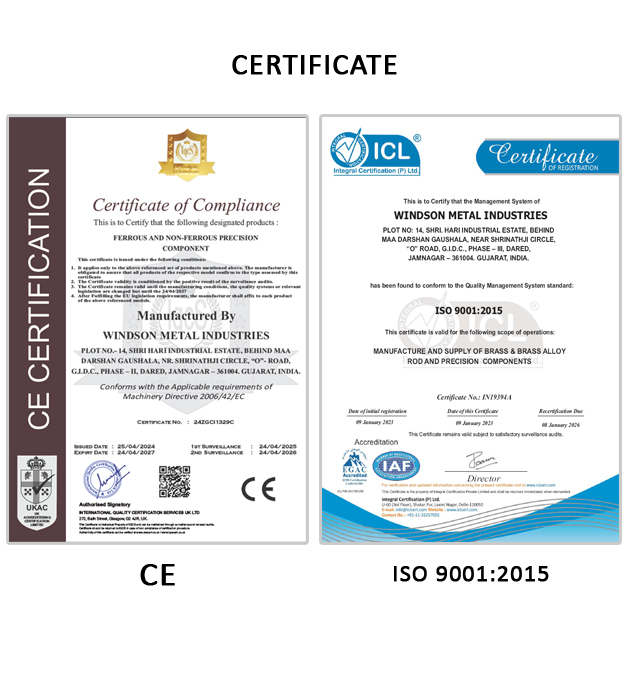 Certificates